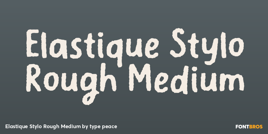 Elastique Stylo Rough Medium Poster