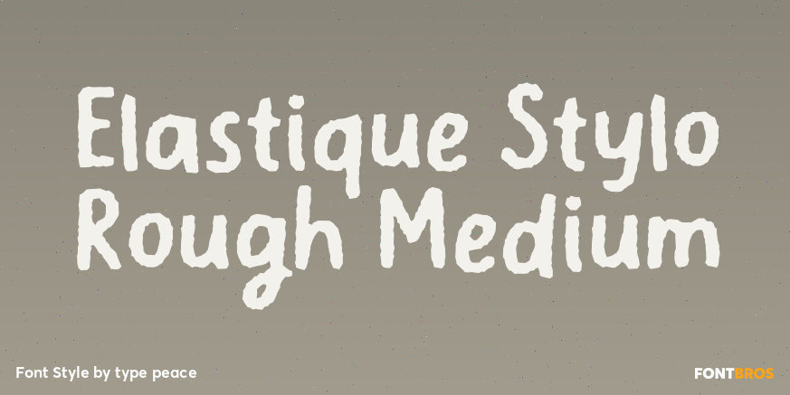 Elastique Stylo Rough Medium Poster