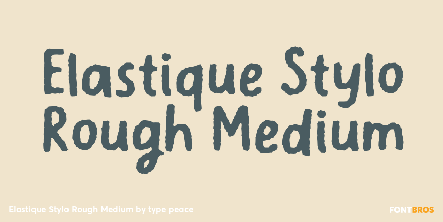 Elastique Stylo Rough Medium Poster