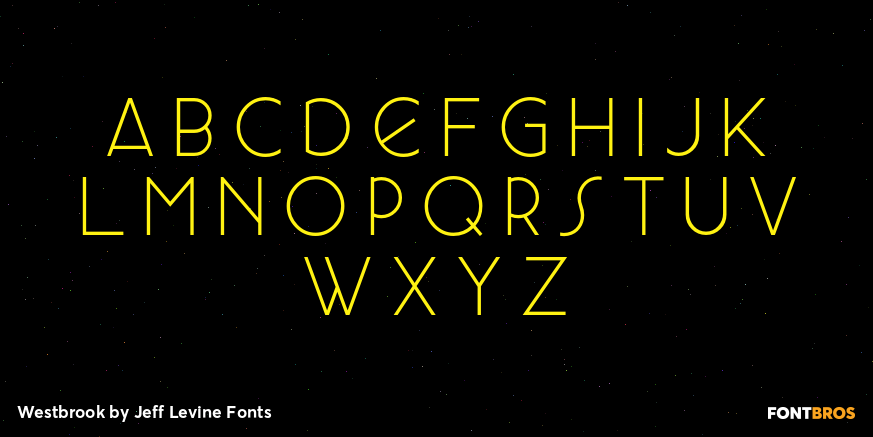 Westbrook Font Poster #3
