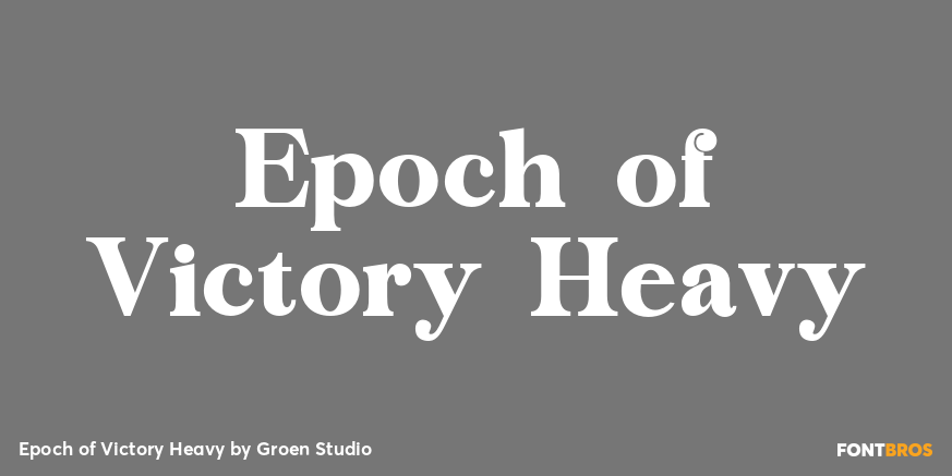 Epoch of Victory Heavy Poster