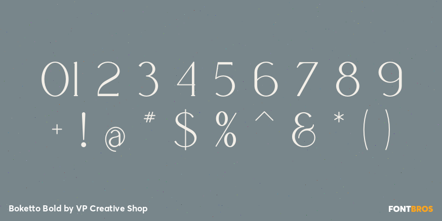 Boketto Bold Font Poster #4