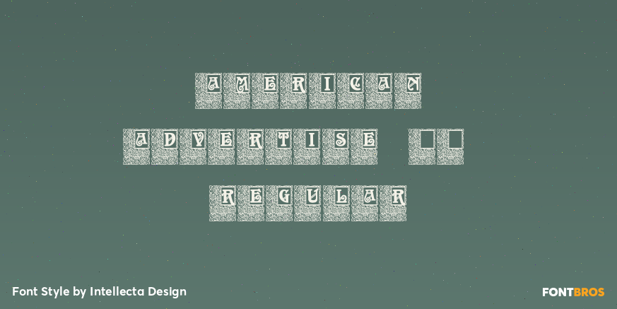 American Advertise 005 Regular Poster