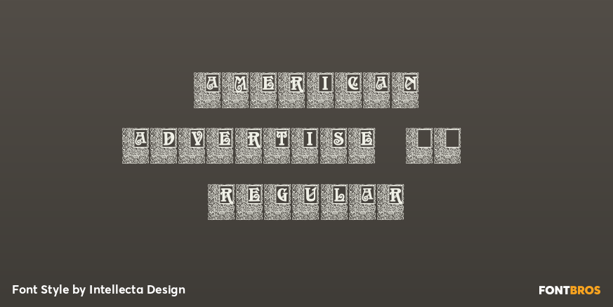 American Advertise 005 Regular Poster