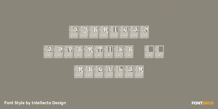 American Advertise 005 Regular Poster