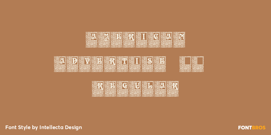 American Advertise 005 Regular Poster