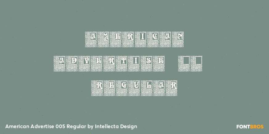 American Advertise 005 Regular Poster