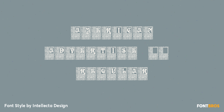 American Advertise 005 Regular Poster