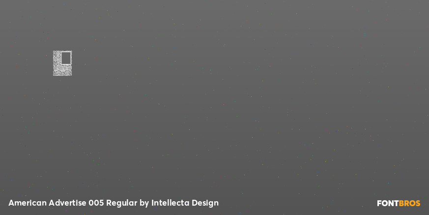 American Advertise 005 Regular Font Poster #4