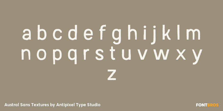 Austral Sans Textures Font Poster #3