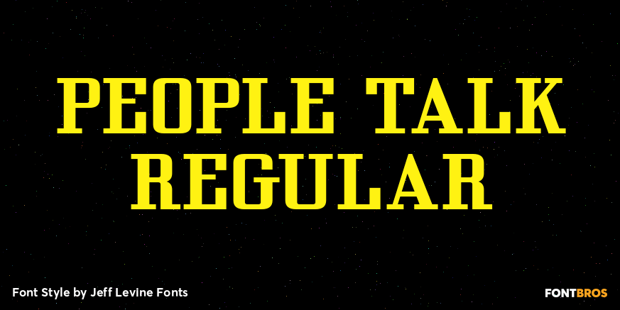 People Talk Regular Poster