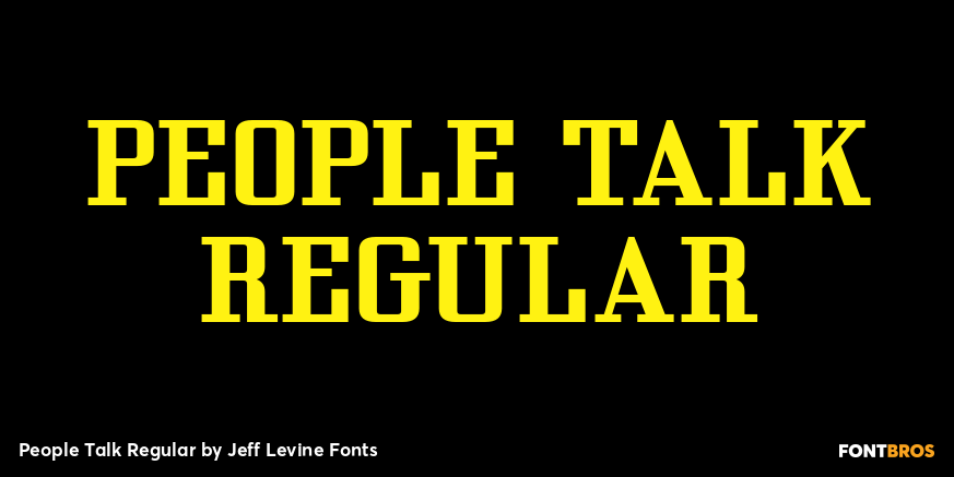 People Talk Regular Poster