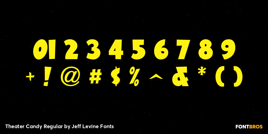 Theater Candy Regular Font Poster #1