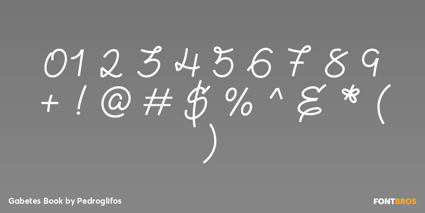 Gabetes Book Font Poster #1