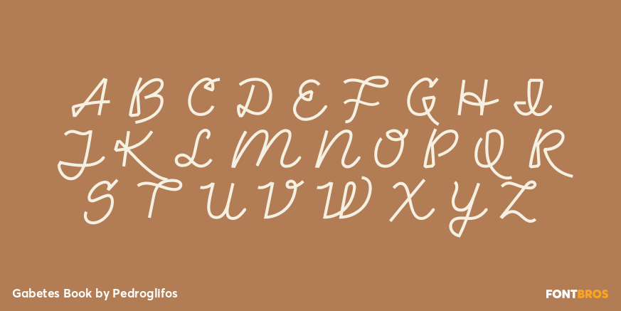 Gabetes Book Font Poster #1