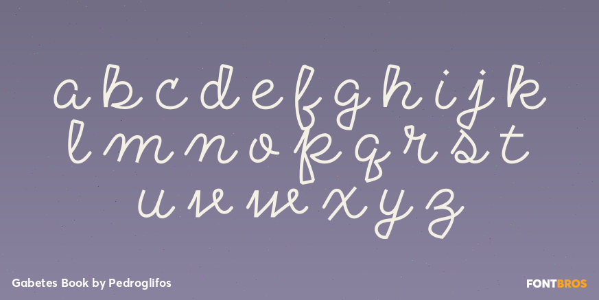Gabetes Book Font Poster #1