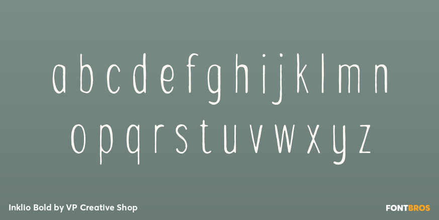 Inklio Bold Font Poster #3