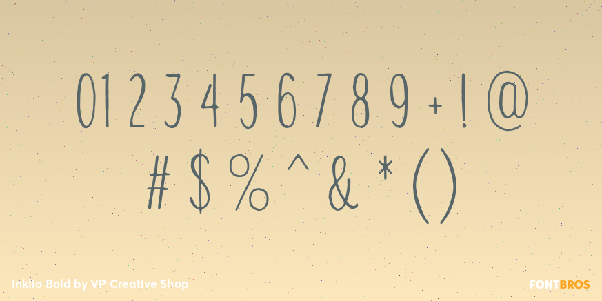 Inklio Bold Font Poster #4