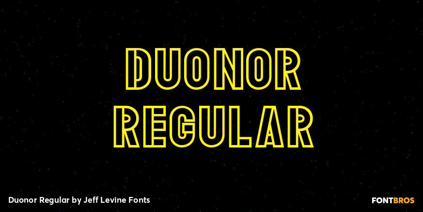 Duonor Regular Font Poster #1