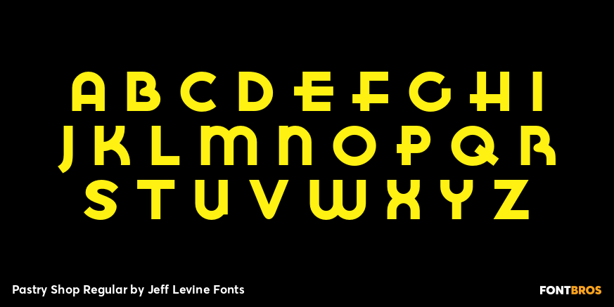 Pastry Shop Regular Font Poster #1
