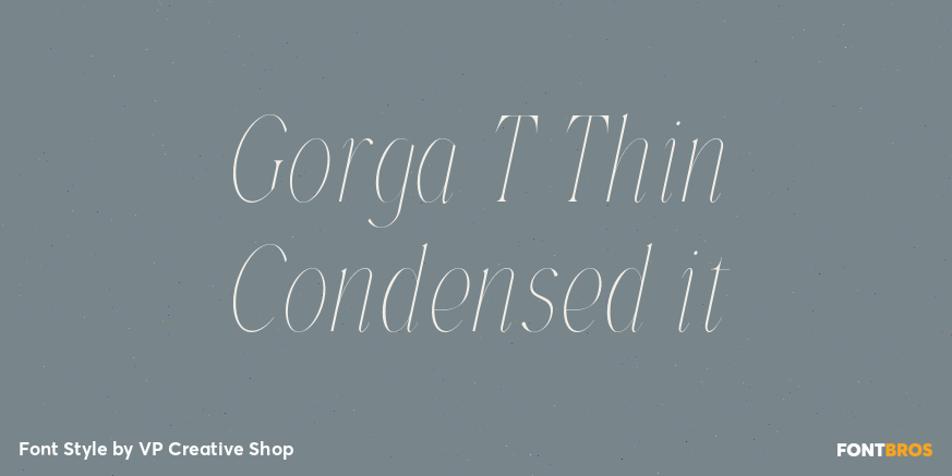 Gorga T Thin Condensed it Poster