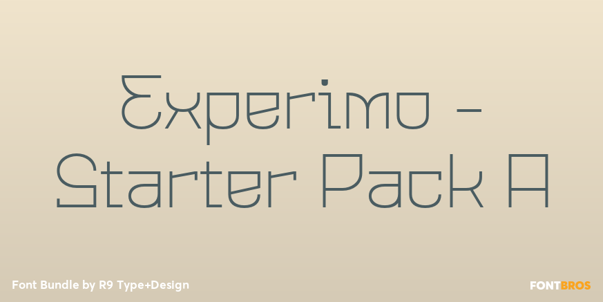 Experimo - Starter Pack A Poster