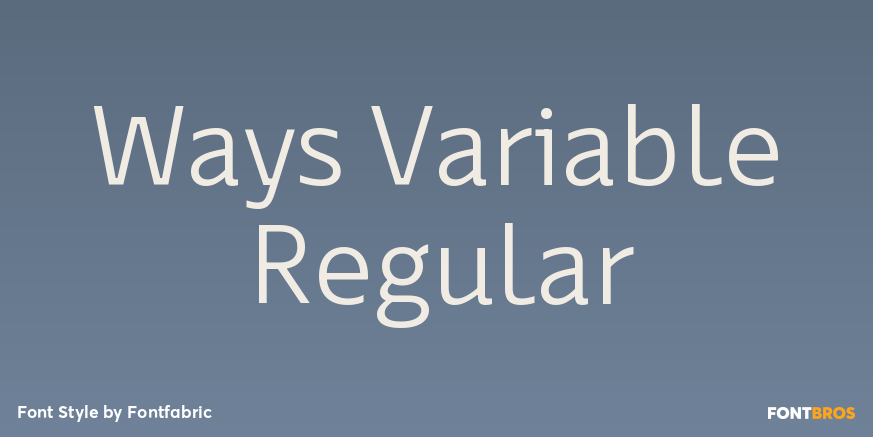 Ways Variable Regular Poster