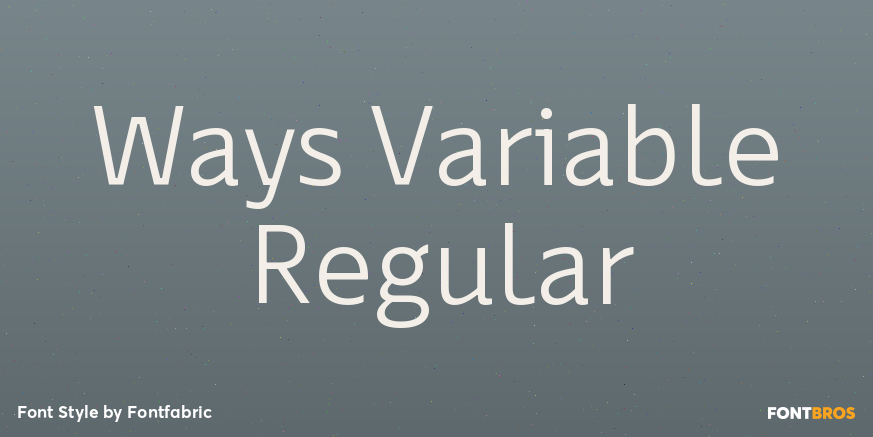 Ways Variable Regular Poster