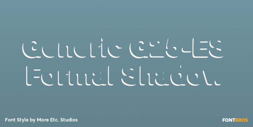 Generic G25-ES Formal Shadow Poster