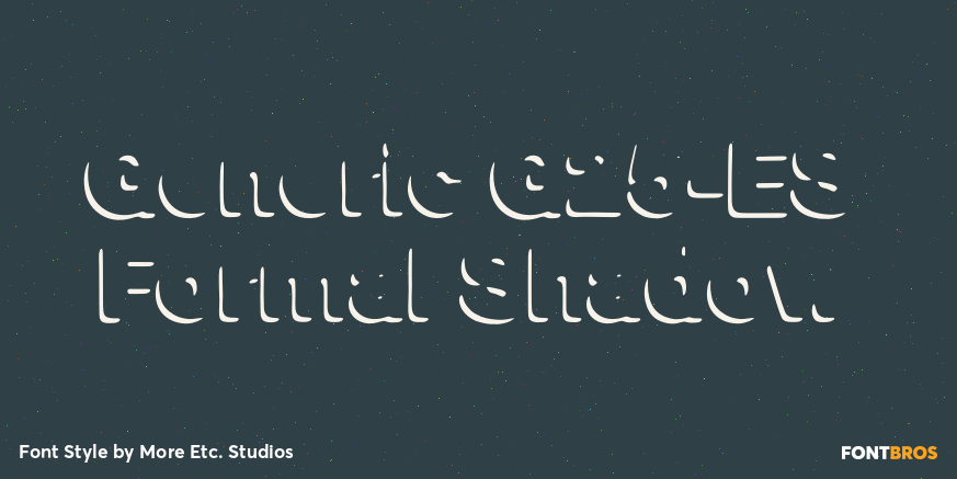 Generic G25-ES Formal Shadow Poster