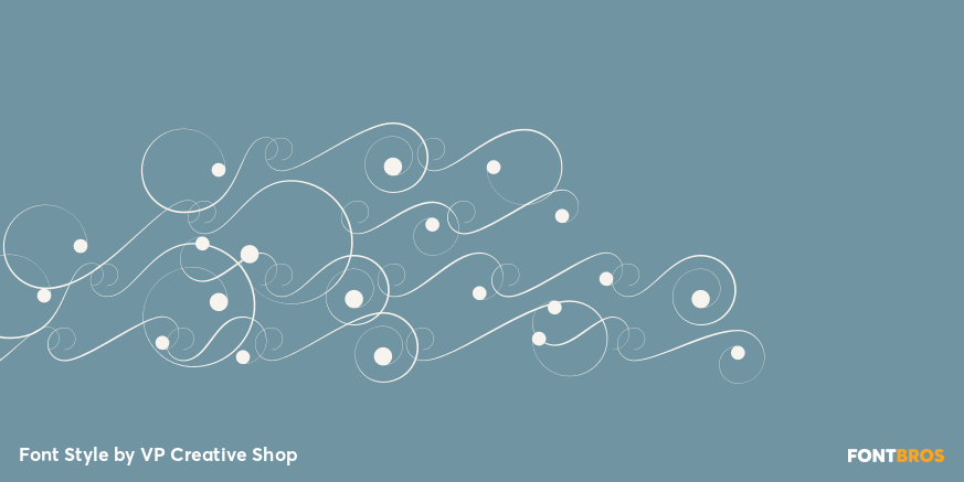 Sun Type Swashes Regular Poster