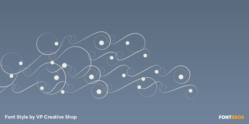 Sun Type Swashes Regular Poster