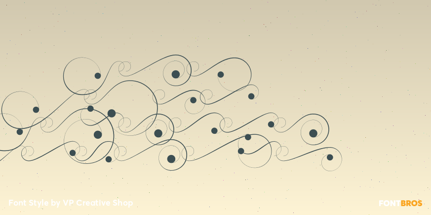 Sun Type Swashes Regular Poster