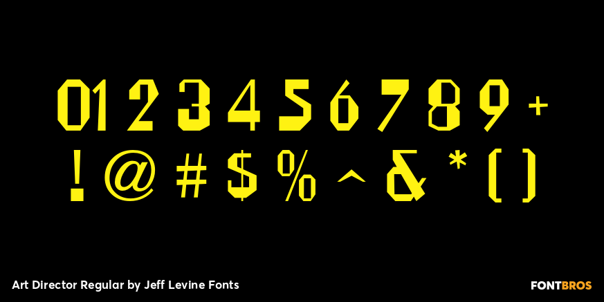 Art Director Regular Font Poster #4