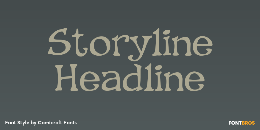 Storyline Headline Font Poster #1
