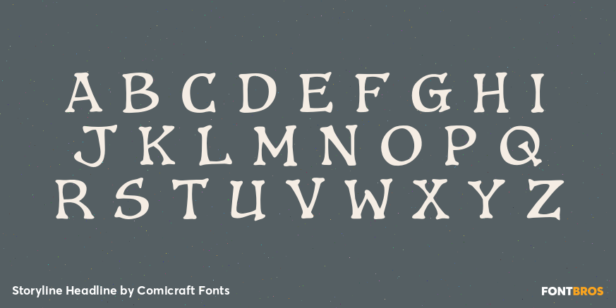 Storyline Headline Font Poster #2