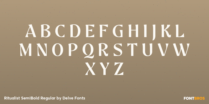 Ritualist SemiBold Regular Font Poster #2