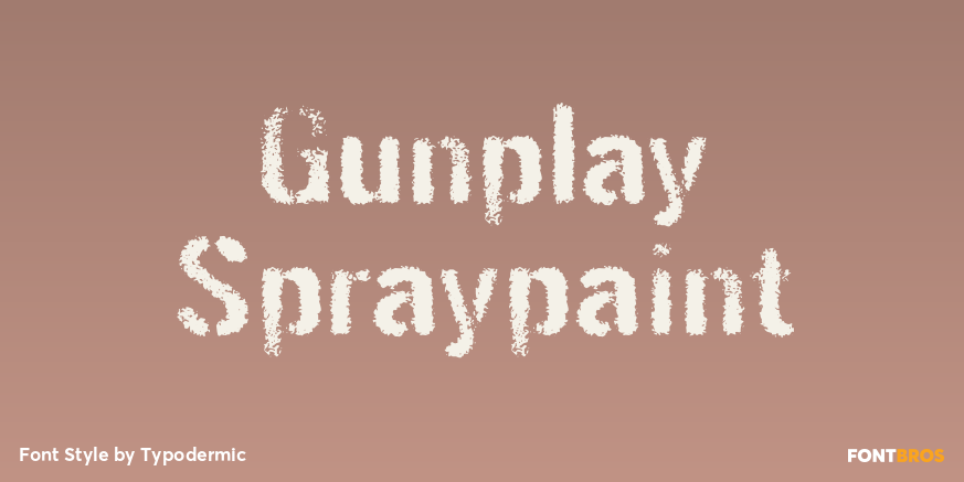 Gunplay Spraypaint Poster