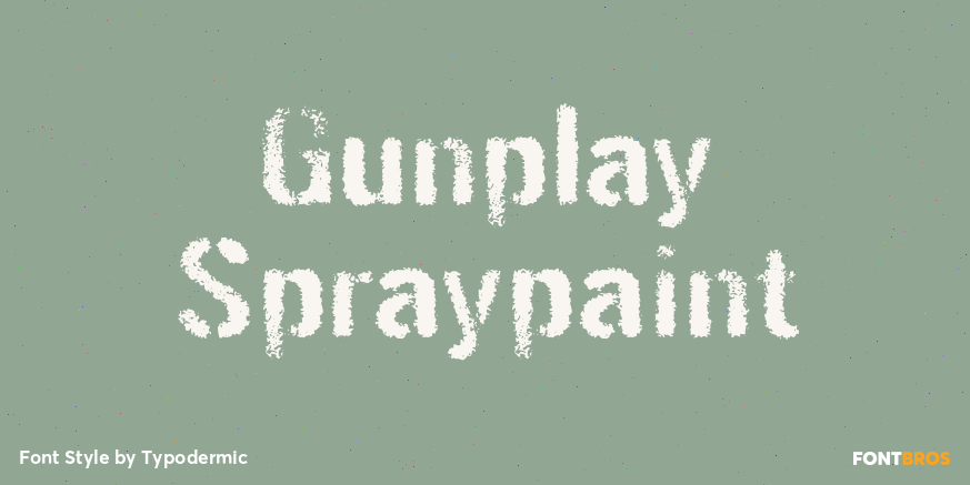 Gunplay Spraypaint Poster