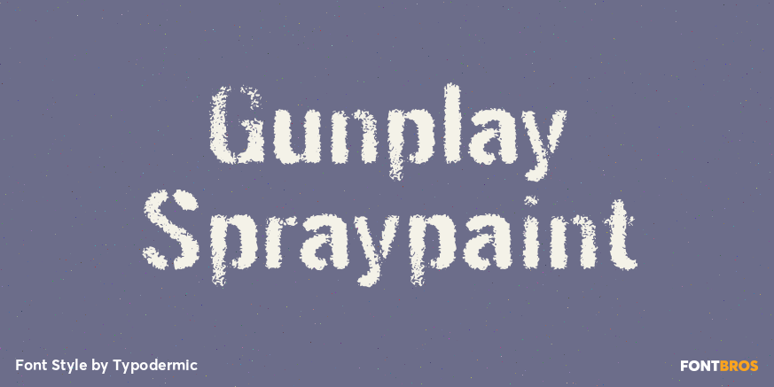 Gunplay Spraypaint Poster