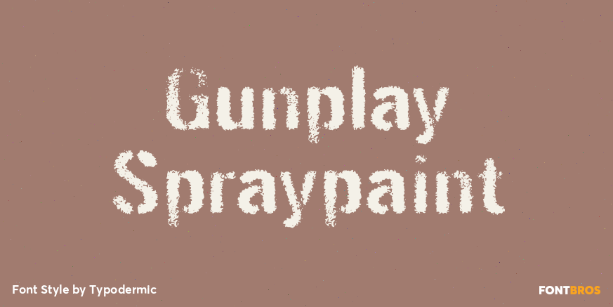 Gunplay Spraypaint Poster