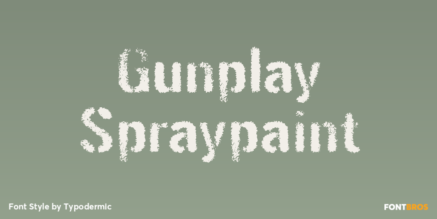 Gunplay Spraypaint Poster