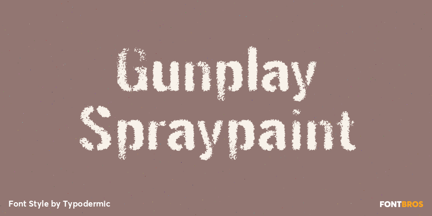 Gunplay Spraypaint Poster