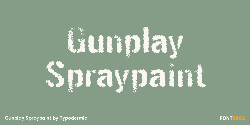 Gunplay Spraypaint Poster