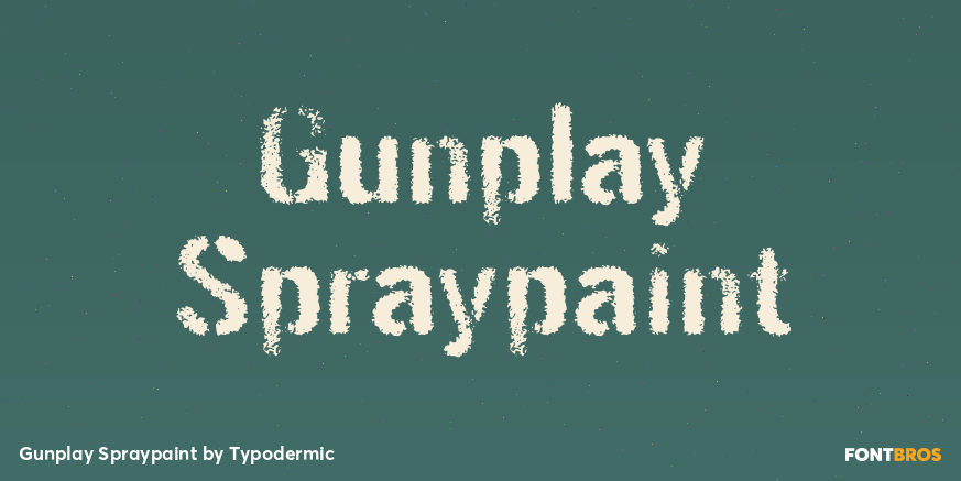 Gunplay Spraypaint Poster