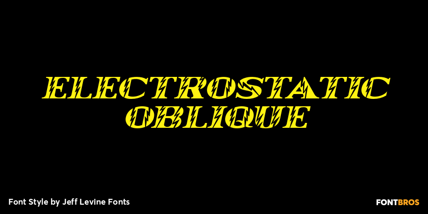 Electrostatic Oblique Poster