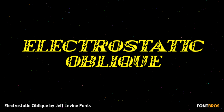 Electrostatic Oblique Poster