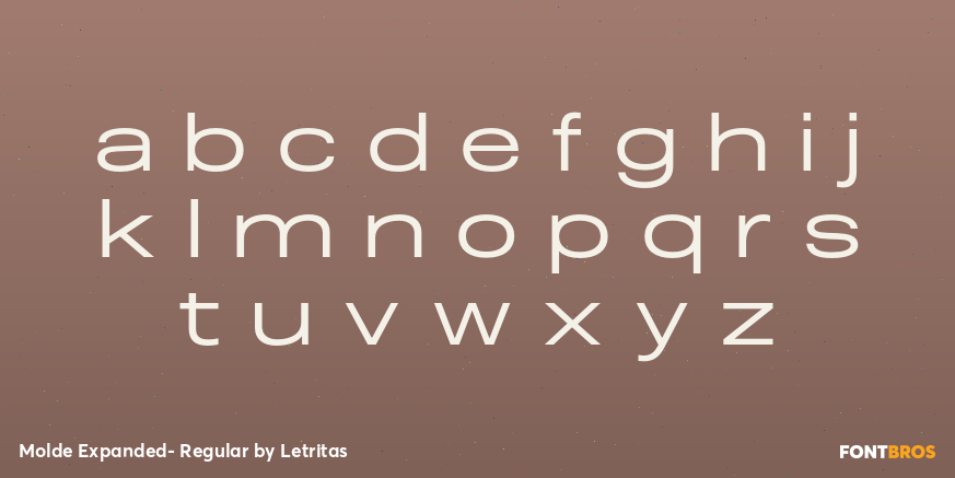 Molde Expanded- Regular Font Poster #3