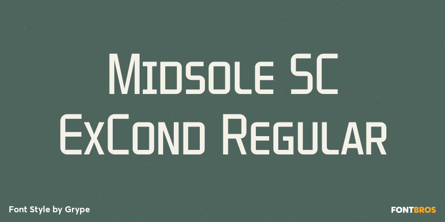 Midsole SC ExCond Regular Font Poster #1