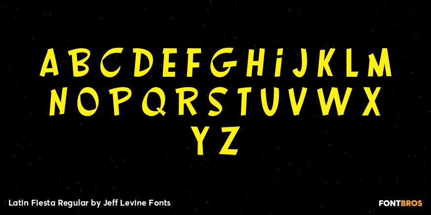 Latin Fiesta Regular Font Poster #1